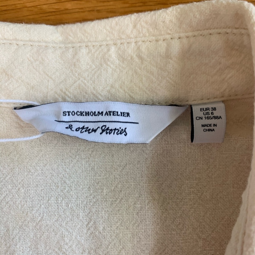 NWT & Other Stories Elvira Linen Dress - Picture 4 of 4